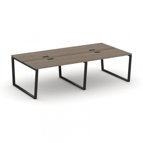 Style Project Рабочая станция 2-х сторон. SN-6T2.DRS-031 Акация Лорка/Металл Антрацит/Заглушка Пласт фото 9