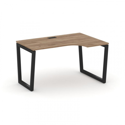 Style Project Стол рабочий эргоном. SN-5T2.SPA-011(R) Акация Лорка/Металл Антрацит/Заглушка Пластик фото 4 Style Project Стол рабочий эргоном. SN-5T2.SPA-011(R) Акация Лорка/Металл Антрацит/Заглушка Пластик фото 4