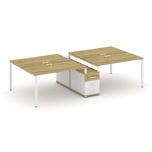 Бенч-система на 4 места с опорной тумбой Concept CN.DRS-311 фото 11