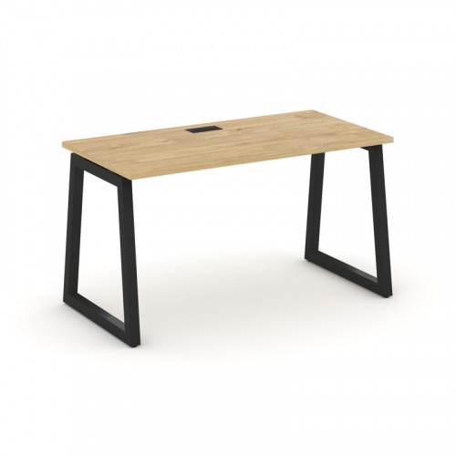 Style Project Стол письменный SN-5T1.SP-021 Акация Лорка/Металл Антрацит/Заглушка Пластик Черный 980