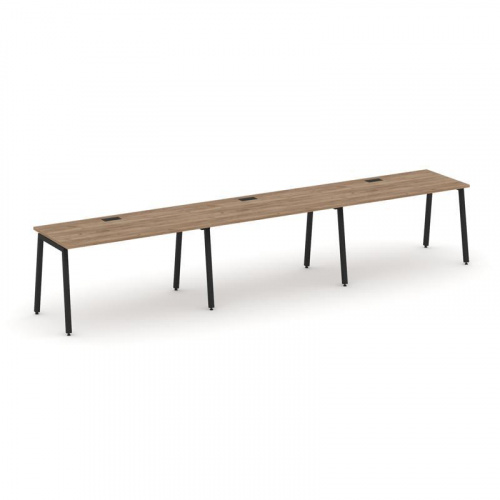 Style Project Рабочая станция 1 сторон. SN-4A.ORS-042 Белый/Металл Антрацит 3540*700*750 фото 3