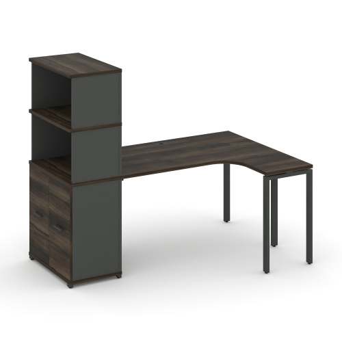 Стол эргономичный с опорным распашным шкафом Concept CN.SA-216(R)