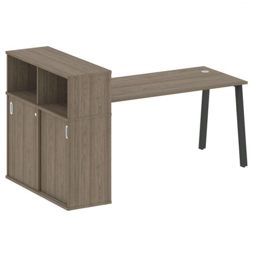 Стол письменный с шкафом-купе на А-обр. м/к Metal System БА.РС-СШК-3.4 фото 9