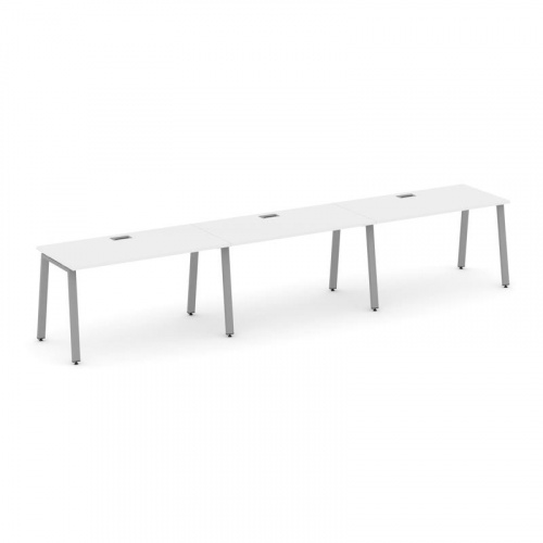 Style Project Рабочая станция 1 сторон. SN-6A.ORS-034 Тиквуд Светлый/Металл Белый 4740*600*750 фото 7