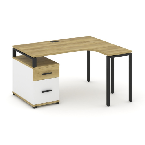 Стол эргономичный с опорной тумбой Concept CN.SA-302(R)