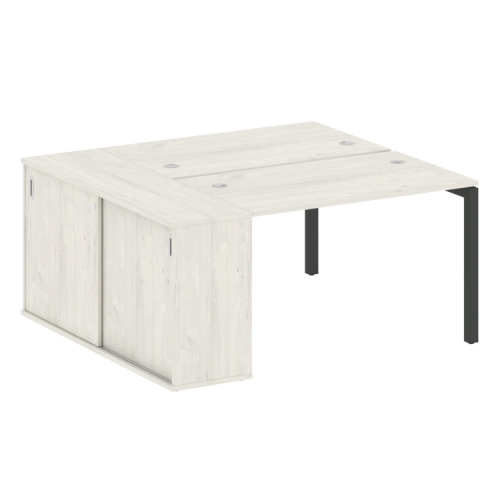 Бенч-система с шкафом-купе на П-обр. м/к Metal System Quattro 50БП.РС-СШК-1.2 фото 5