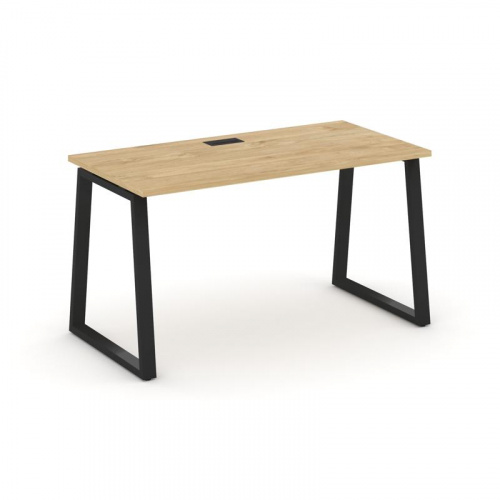 Style Project Стол письменный SN-6T1.SP-001 Акация Лорка/Металл Антрацит/Заглушка Пластик Черный 980
