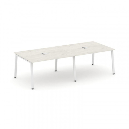Style Project Стол переговорный SN-6A.SPRG-042 Дуб Наварра/Металл Белый 2360*1180*750 фото 28
