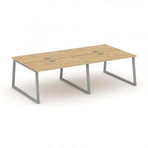 Style Project Рабочая станция 2-х сторон. SN-6T1.DRS-032 Акация Лорка/Металл Антрацит/Заглушка Пласт фото 2