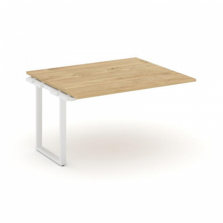 Style Project Проходной наб. элем. перег. стола SN-6O.NSPRG-032.3 Тиквуд Светлый/Металл Белый 1180*1