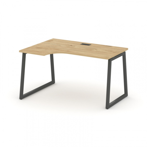 Style Project Стол рабочий эргоном. SN-4T1.SPA-012(L) Акация Лорка/Металл Антрацит/Заглушка Пластик фото 12 Style Project Стол рабочий эргоном. SN-4T1.SPA-012(L) Акация Лорка/Металл Антрацит/Заглушка Пластик фото 12