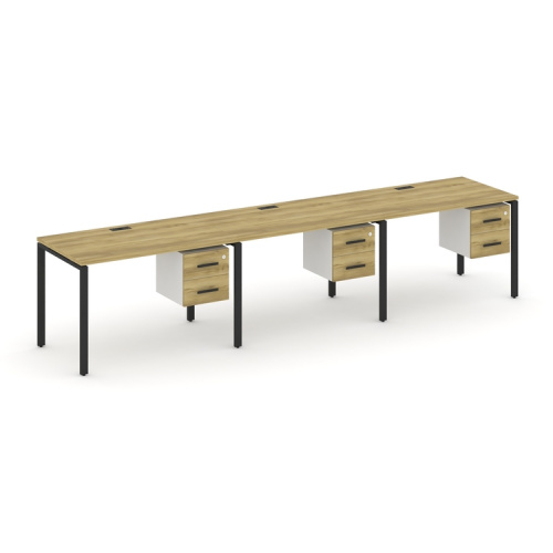 Бенч-система на 3 места с подвесными тумбами Concept CN.ORS-134 фото 6