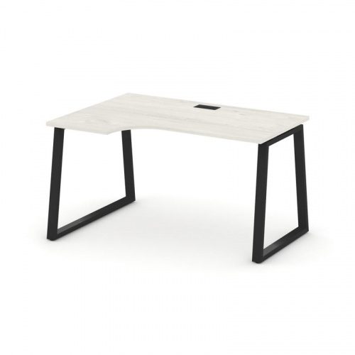 Style Project Стол рабочий эргоном. SN-6T1.SPA-021(L) Акация Лорка/Металл Антрацит/Заглушка Пластик фото 4 Style Project Стол рабочий эргоном. SN-6T1.SPA-021(L) Акация Лорка/Металл Антрацит/Заглушка Пластик фото 4