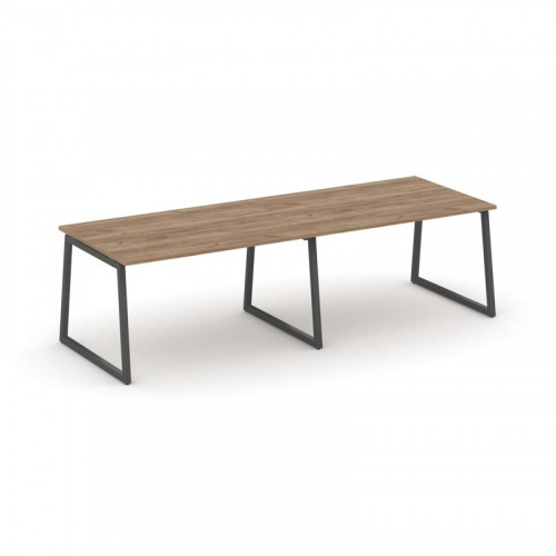 Style Project Стол переговорный SN-4T1.SPRG-011.3 Акация Лорка/Металл Антрацит 1960*980*750 фото 23