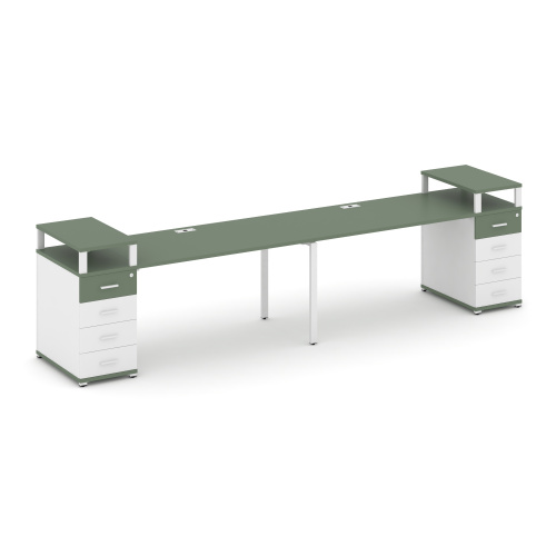 Бенч-система на 2 места с 2 опорными тумбами Concept CN.ORS-427 фото 5