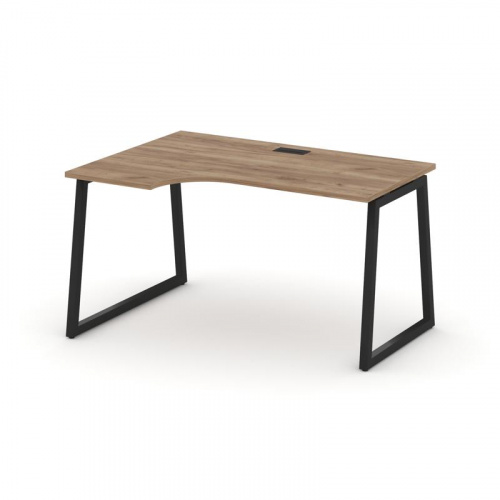 Style Project Стол рабочий эргоном. SN-4T1.SPA-012(L) Акация Лорка/Металл Антрацит/Заглушка Пластик фото 4 Style Project Стол рабочий эргоном. SN-4T1.SPA-012(L) Акация Лорка/Металл Антрацит/Заглушка Пластик фото 4