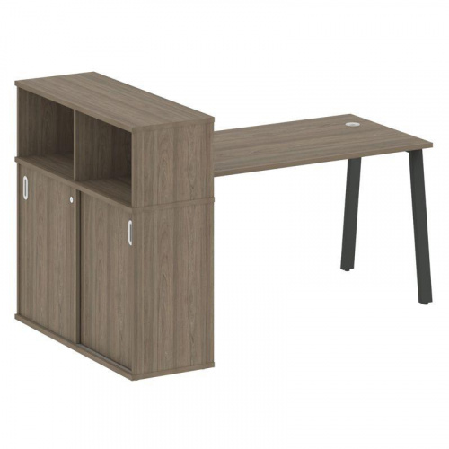Стол письменный с шкафом-купе на А-обр. м/к Metal System БА.РС-СШК-3.3 фото 9