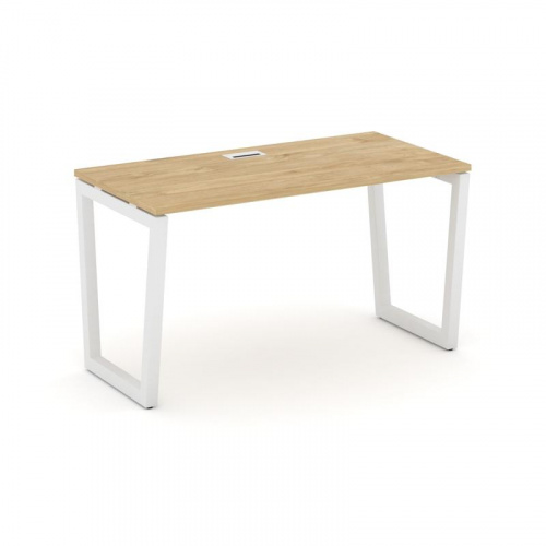 Style Project Стол письменный SN-5T2.SP-014 Акация Лорка/Металл Антрацит/Заглушка Пластик Черный 158 фото 3