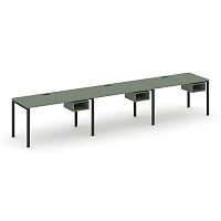 Бенч-система на 3 места с подвесными тумбами Concept CN.ORS-124