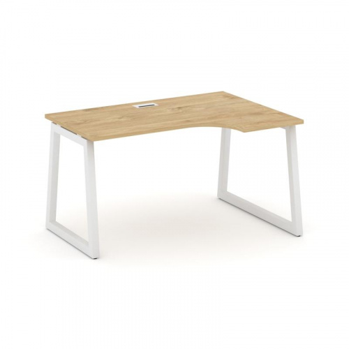 Style Project Стол рабочий эргоном. SN-5T1.SPA-012(R) Акация Лорка/Металл Антрацит/Заглушка Пластик фото 3 Style Project Стол рабочий эргоном. SN-5T1.SPA-012(R) Акация Лорка/Металл Антрацит/Заглушка Пластик фото 3