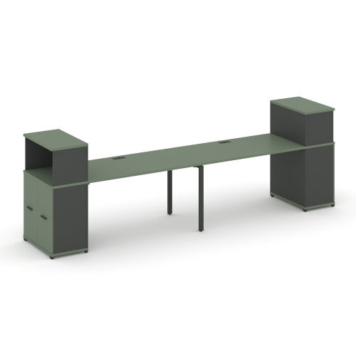 Бенч-система с опорными распашными шкафами Concept CN.ORS-228 фото 2