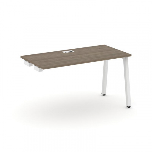 Style Project Стол-приставка к опор. элем. SN-5A.OPRS-024 Дуб Наварра/Металл Белый 1580*800*750 фото 16