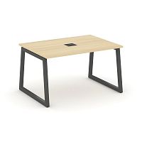 Style Project Стол переговорный SN-5T1.SPRG-002 Акация Лорка/Металл Антрацит/Заглушка Металл Антраци