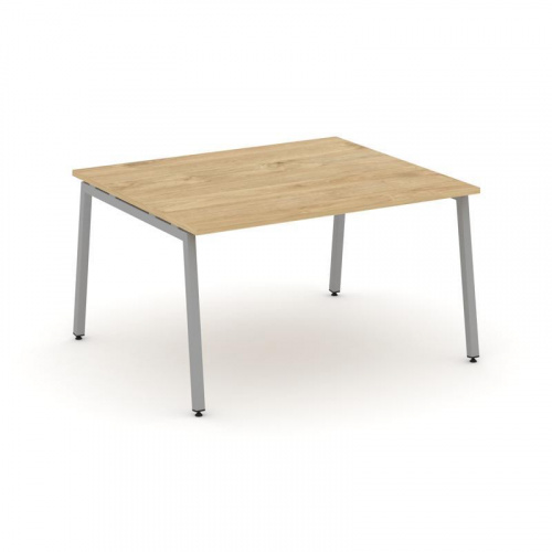 Style Project Стол переговорный SN-4A.SPRG-033.3 Тиквуд Светлый/Металл Белый 1380*1180*750 фото 2 Style Project Стол переговорный SN-4A.SPRG-033.3 Тиквуд Светлый/Металл Белый 1380*1180*750 фото 2