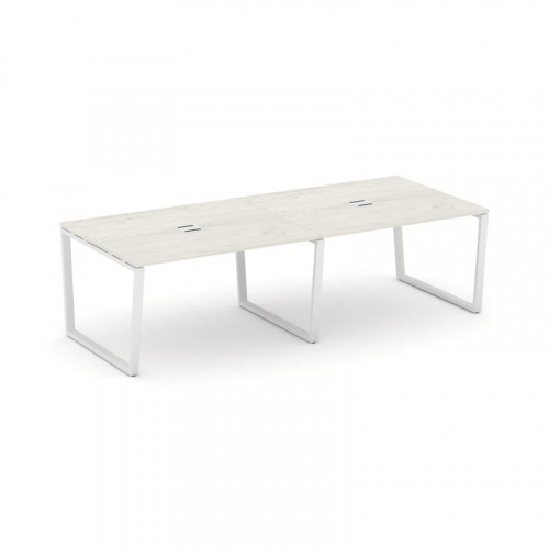 Style Project Стол переговорный SN-6T2.SPRG-042 Акация Лорка/Металл Антрацит/Заглушка Металл Антраци фото 13