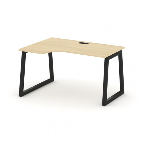 Style Project Стол рабочий эргоном. SN-5T1.SPA-012(L) Акация Лорка/Металл Антрацит/Заглушка Пластик фото 4 Style Project Стол рабочий эргоном. SN-5T1.SPA-012(L) Акация Лорка/Металл Антрацит/Заглушка Пластик фото 4