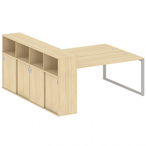 Бенч-система с шкафом-купе на О-обр. м/к Metal System БО.РС-СШК-4.5 фото 15