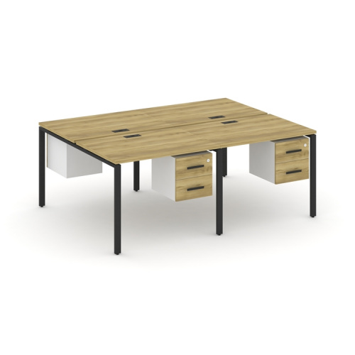 Бенч-система на 4 места с подвесными тумбами Concept CN.DRS-133 фото 6