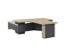 Стол руководителя с опорной тумбой Т-822.0000ПР с брифингом