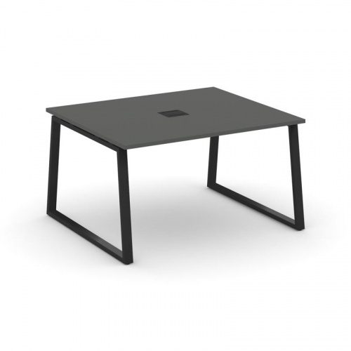 Style Project Стол переговорный SN-6T1.SPRG-033 Акация Лорка/Металл Антрацит/Заглушка Металл Антраци фото 5