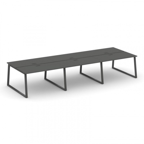 Style Project Рабочая станция 2-х сторон. SN-6T1.DRS-083 Акация Лорка/Металл Антрацит/Заглушка Пласт фото 27