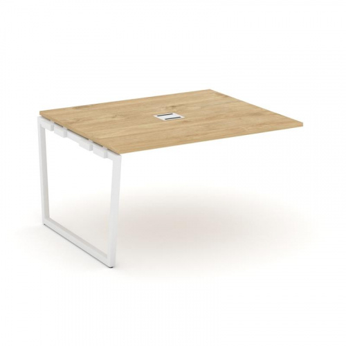 Style Project Проходной наб. элем. перег. стола SN-4T2.NSPRG-032 Акация Лорка/Металл Антрацит/Заглуш фото 3