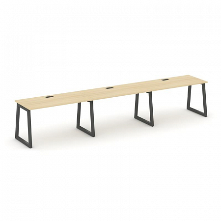 Style Project Рабочая станция 1 сторон. SN-5T1.ORS-033 Акация Лорка/Металл Антрацит/Заглушка Пластик