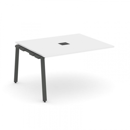 Style Project Проходной наб. элем. перег. стола SN-6A.NSPRG-033 Дуб Наварра/Металл Белый 1380*1180*7 фото 23