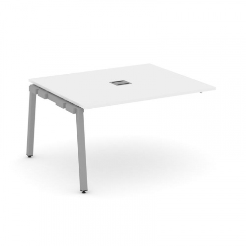 Style Project Проходной наб. элем. перег. стола SN-5A.NSPRG-032 Вяз Благородный/Металл Белый 1180*11 фото 6