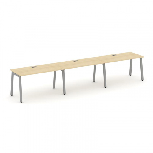 Style Project Рабочая станция 1 сторон. SN-5A.ORS-051 Акация Лорка/Металл Белый 2940*800*750 фото 2