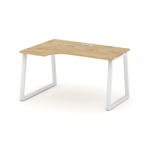 Style Project Стол рабочий эргоном. SN-6T1.SPA-021(L) Акация Лорка/Металл Антрацит/Заглушка Пластик фото 3 Style Project Стол рабочий эргоном. SN-6T1.SPA-021(L) Акация Лорка/Металл Антрацит/Заглушка Пластик фото 3