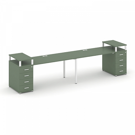 Бенч-система на 2 места с 2 опорными тумбами Concept CN.ORS-426