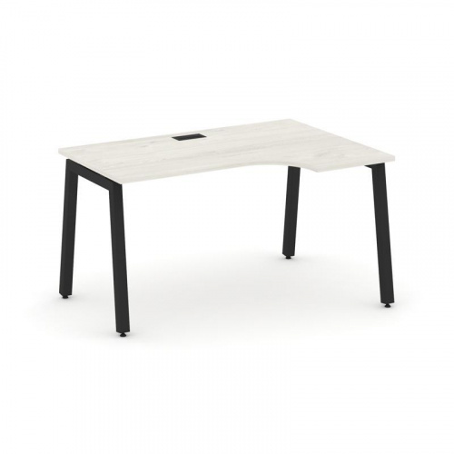 Style Project Стол рабочий эргоном. SN-5A.SPA-022(R) Дуб Наварра/Металл Антрацит 1580*800/980*750 фото 10 Style Project Стол рабочий эргоном. SN-5A.SPA-022(R) Дуб Наварра/Металл Антрацит 1580*800/980*750 фото 10