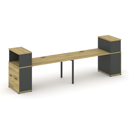 Бенч-система с опорными распашными шкафами Concept CN.ORS-228 фото 4