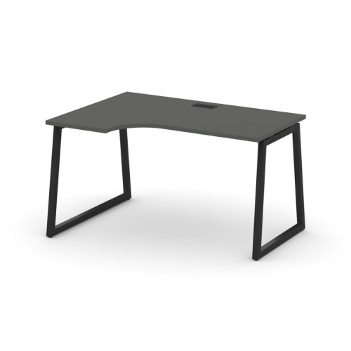 Style Project Стол рабочий эргоном. SN-4T1.SPA-012(L) Акация Лорка/Металл Антрацит/Заглушка Пластик фото 5 Style Project Стол рабочий эргоном. SN-4T1.SPA-012(L) Акация Лорка/Металл Антрацит/Заглушка Пластик фото 5