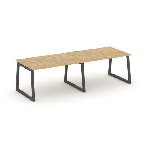 Style Project Стол переговорный SN-5T1.SPRG-012.3 Акация Лорка/Металл Антрацит 2360*980*750 фото 9