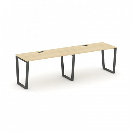 Style Project Рабочая станция 1 сторон. SN-6T2.ORS-001 Акация Лорка/Металл Антрацит/Заглушка Пластик