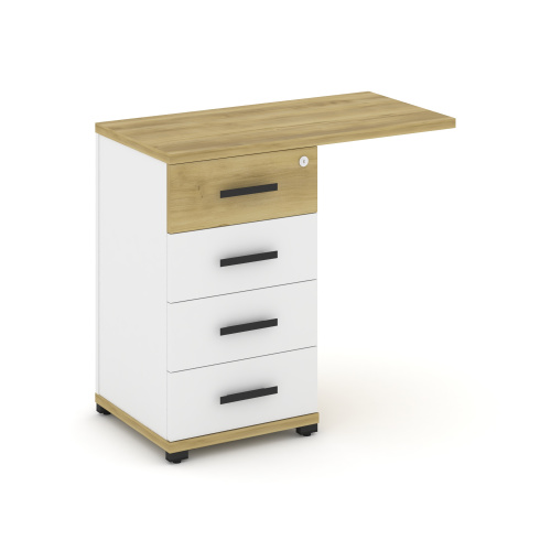 Тумба приставная с 4 ящикам Concept CN.TUS-001 W фото 6 Тумба приставная с 4 ящикам Concept CN.TUS-001 W фото 6