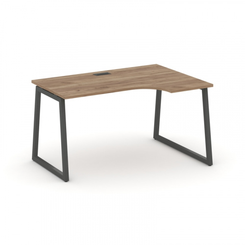 Style Project Стол рабочий эргоном. SN-4T1.SPA-022(R) Акация Лорка/Металл Антрацит/Заглушка Пластик фото 11 Style Project Стол рабочий эргоном. SN-4T1.SPA-022(R) Акация Лорка/Металл Антрацит/Заглушка Пластик фото 11