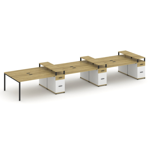 Бенч-система на 6 мест с 3 опорными тумбами Concept CN.DRS-480 фото 6